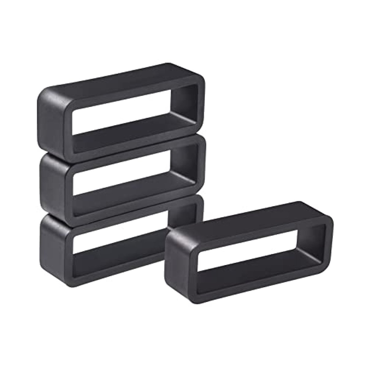 Rubberen Horlogebandjes Keeper - 4 Pack Vervangende Lussen voor 18mm, 20mm en 22mm Horlogebanden