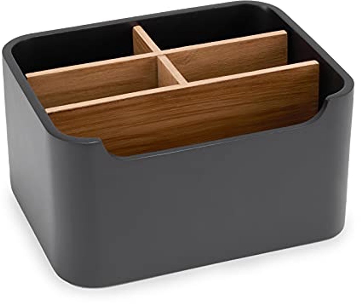 Multifunctionele Bureau Organizer voor Kantoor en Thuis – Hars Tafel Organizer met Vijf Compartimenten en Elegante Afwerking