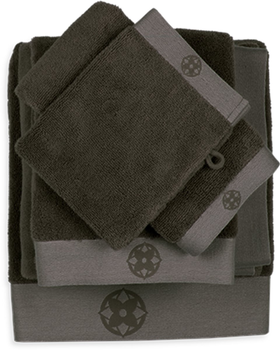 Kayori Taoru Washandje - 16x21 cm - Set van 6 - Donkergroen