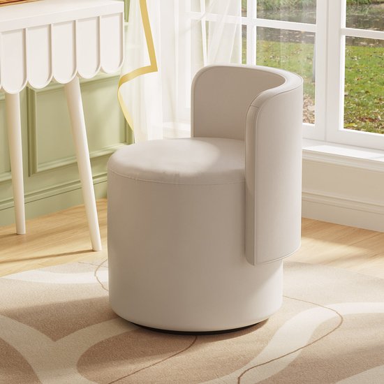 Poufs Guyii Meubles , tabouret, chaise en cuir PU - Chaise en feutre confortable et élégante pour l'intérieur, tabouret pour le salon, tabouret pour le comptoir, tabouret d'approche pour changer de chaussures à la porte