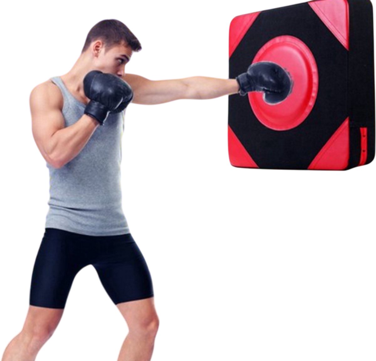 Kunstleer Stootkussen Boksen Pad Target Training Zandzak Sport Dummy Bokszak Fighter Martial Arts Kickbox Fitness Boks Zak Training Muur Bevestiging