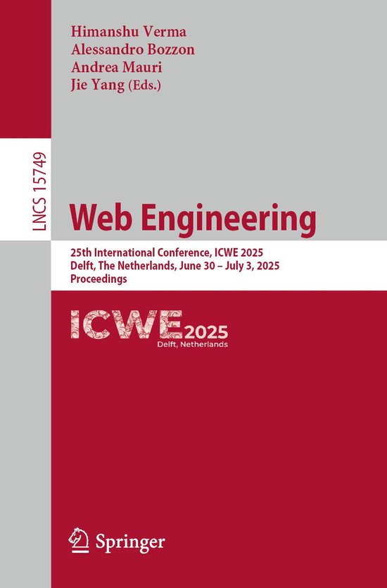 Springer Nature Proceedings Computer Science - Web Engineeri ... - cover