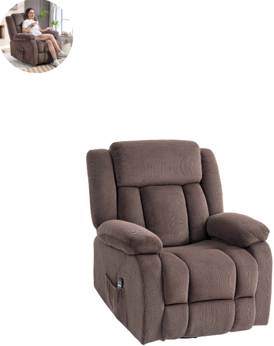 Granmaison Elektrische Massagestoel Bruin 1 Persoon