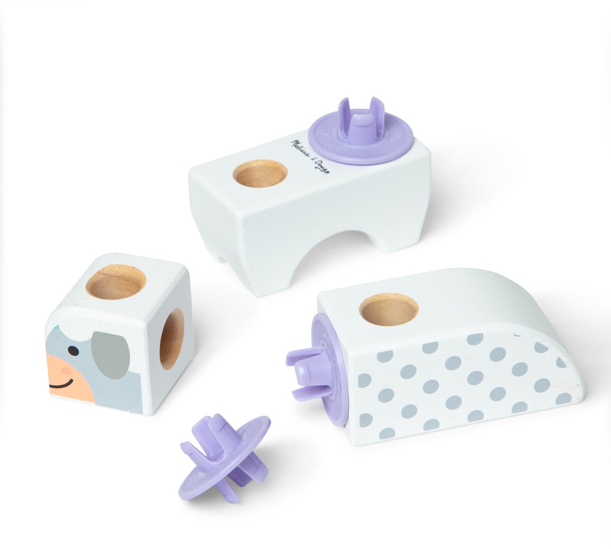 Melissa & Doug – Blockables™ Boerderij speelset – met draagbare bewaardoos — afbeelding 8