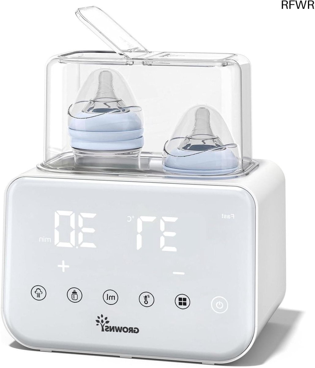 RFWR® 8-in-1 babyflesopwarmer met LCD-display en temperatuurregeling