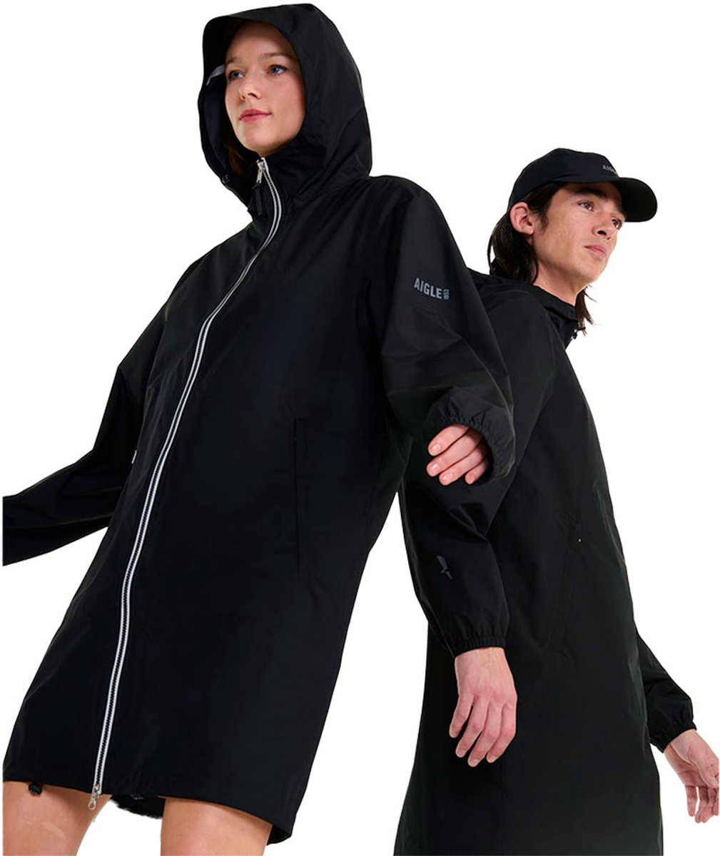 Aigle Rain 90 Parka Man Vrouw Noir
