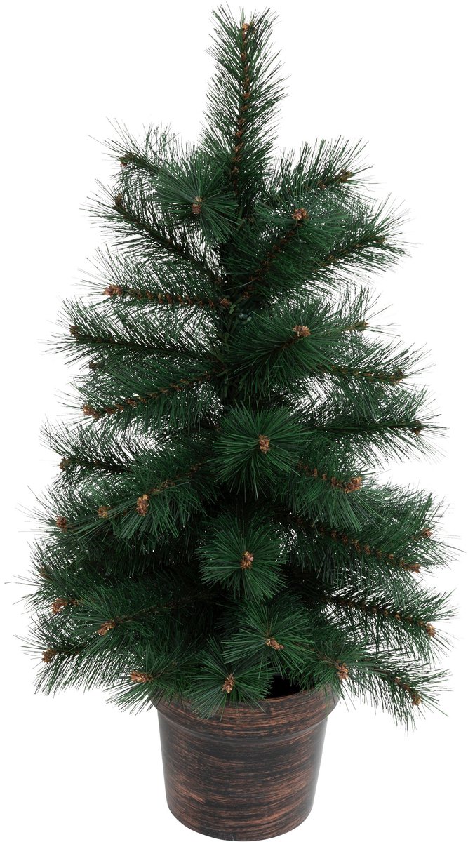 Fééric Lights and Christmas Windy Peak Kerstboom - Ø35xH70cm - Kerstdecoratie - Groen