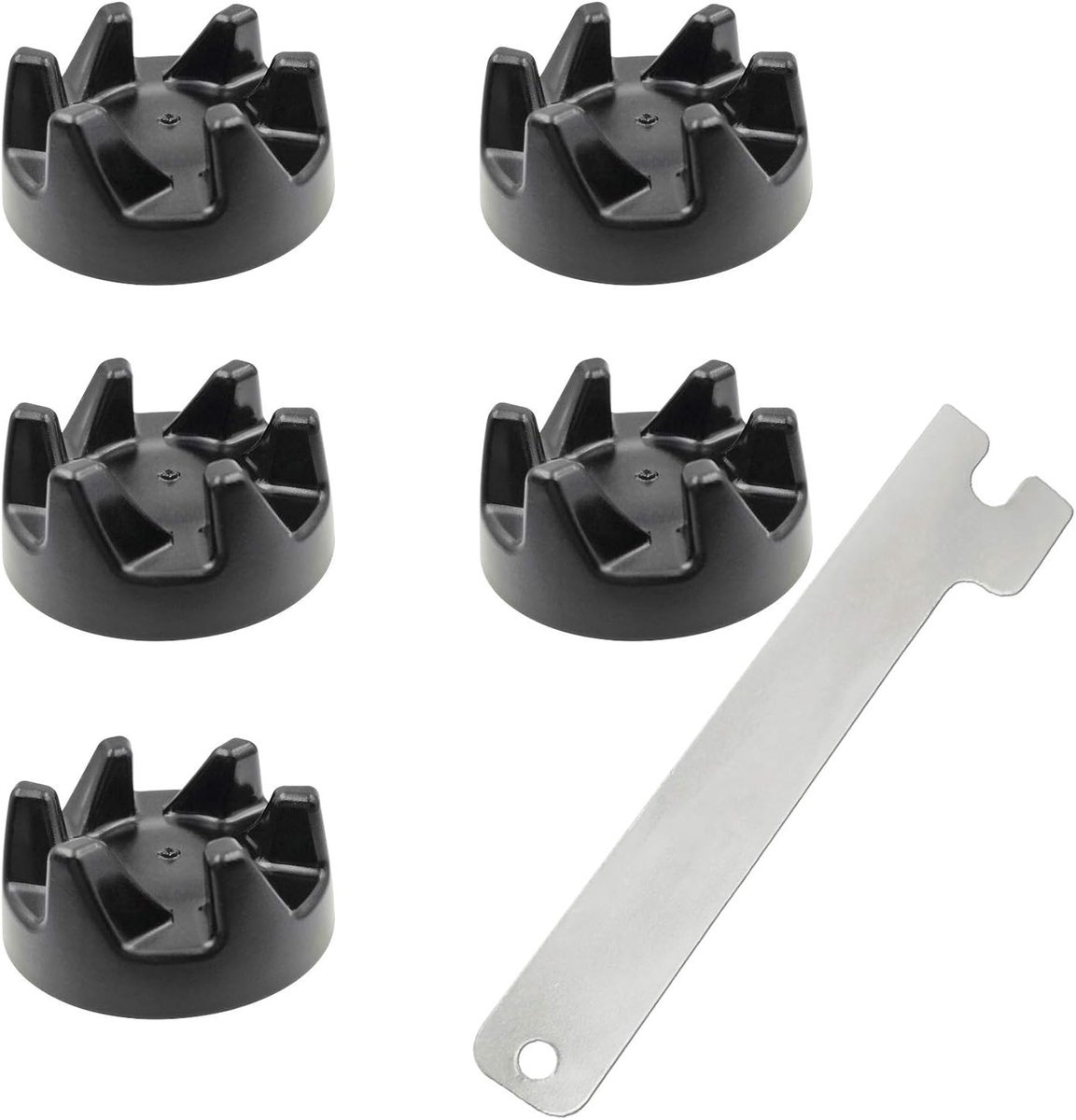 Rubberen Koppelingskoppeling - Aandrijving met Verwijderingsgereedschap - 5 stuks koppeling voor mixer - Koppeling 9704230 - Voor Kitchenaid Blender