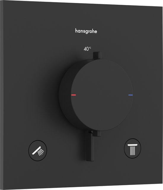 Hansgrohe Ecostat Comfort S inbouwthermostaat voor 2 functies Hansgrohe Ecostat Comfort S inbouwthermostaat voor 2 functies