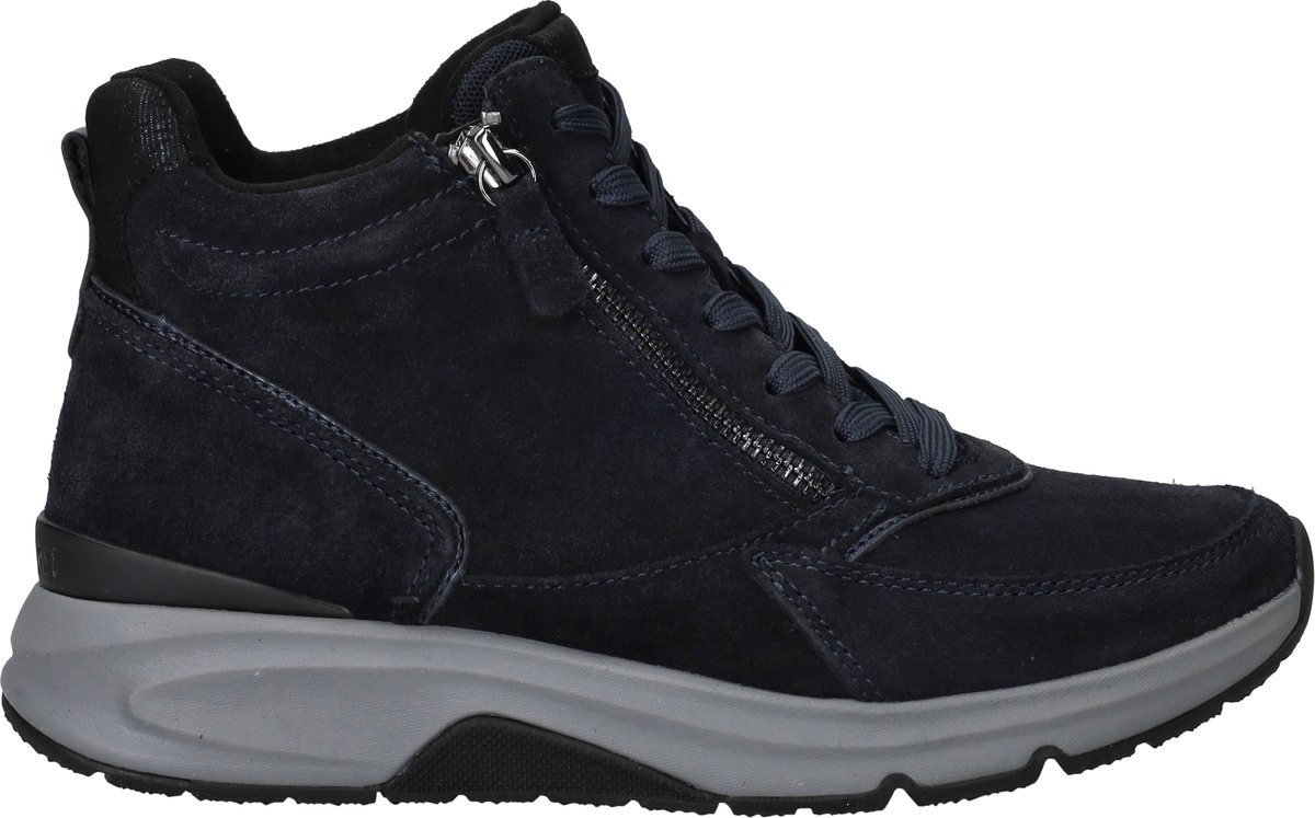 Gabor Rollingsoft Veterboots - Dames - Blauw - Maat:38½