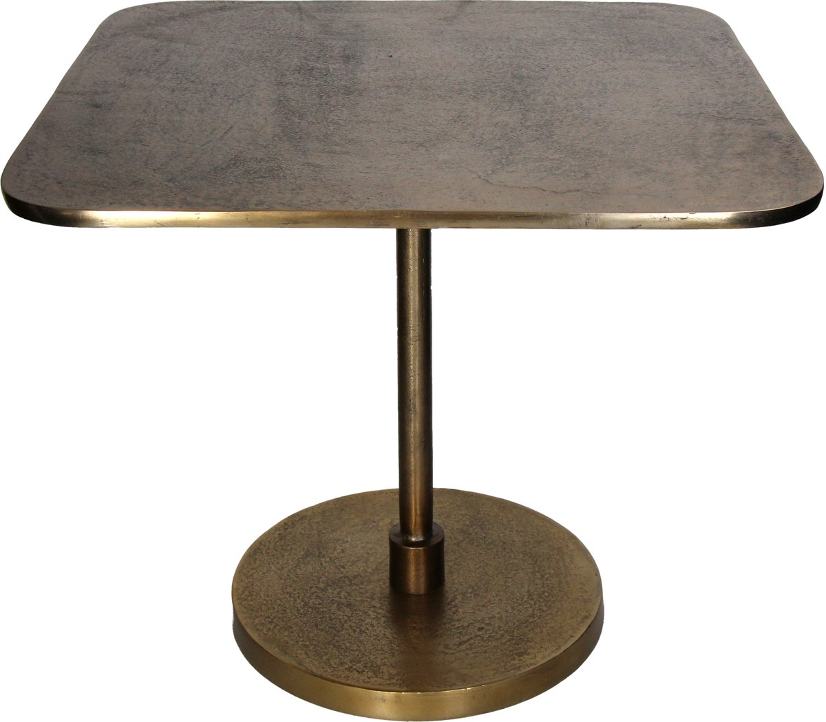 Table Aluminium Gold 50x50x45cm