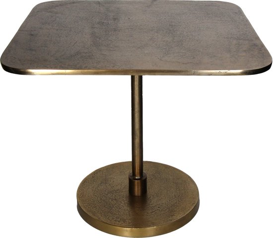 Table Aluminium Gold 50x50x45cm | bol