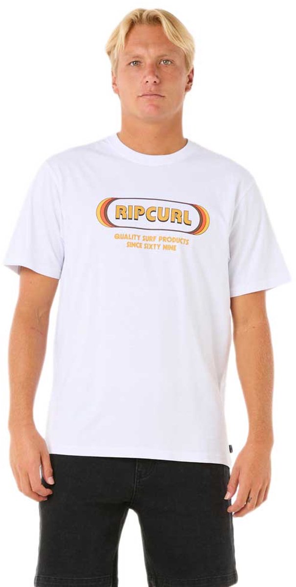 Rip Curl Surf Revival Yo Mumma T-shirt Met Korte Mouwen M Man Wit