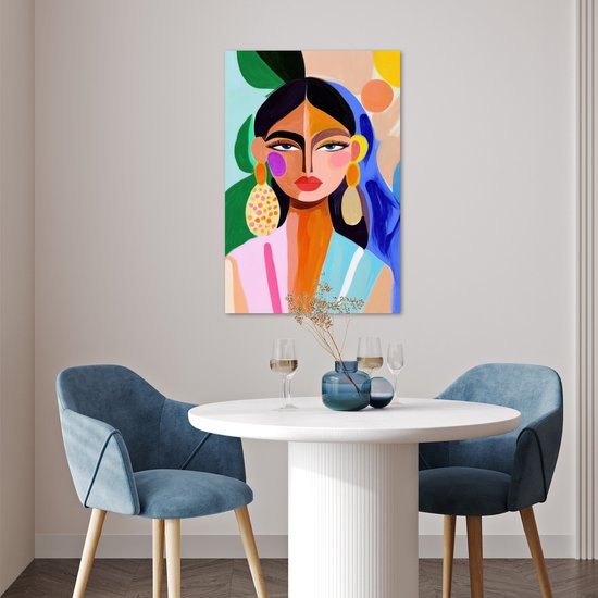 Affiche 40x60 cm - Portrait - Femme - Moderne - Posters - Décoration chambre - Décoration murale salon - Décoration murale chambre