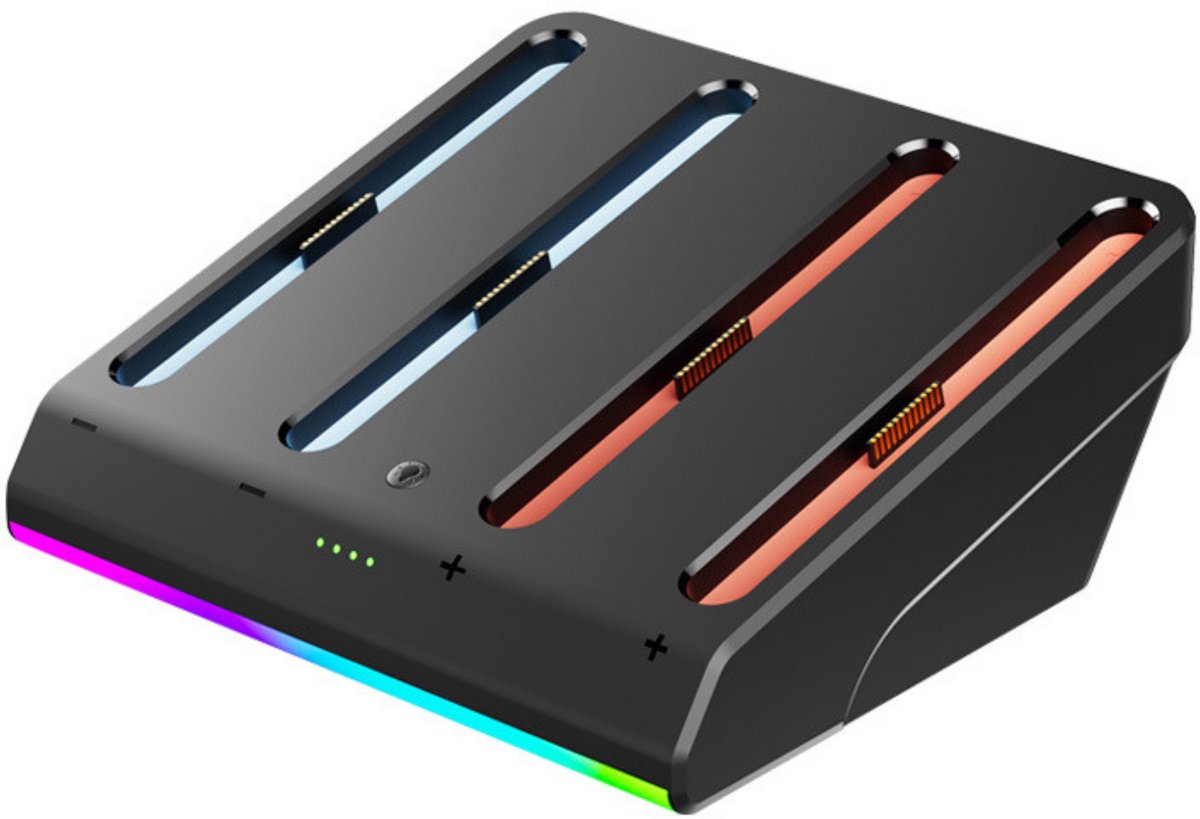 Joy-Con oplaadstation (4 stations, RGB) voor Nintendo Switch 2