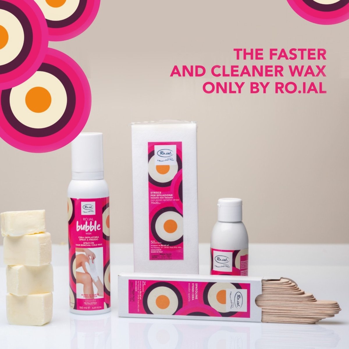 Bubble Wax RETAIL Reiskit SHEA BOTER (Normale Huid)