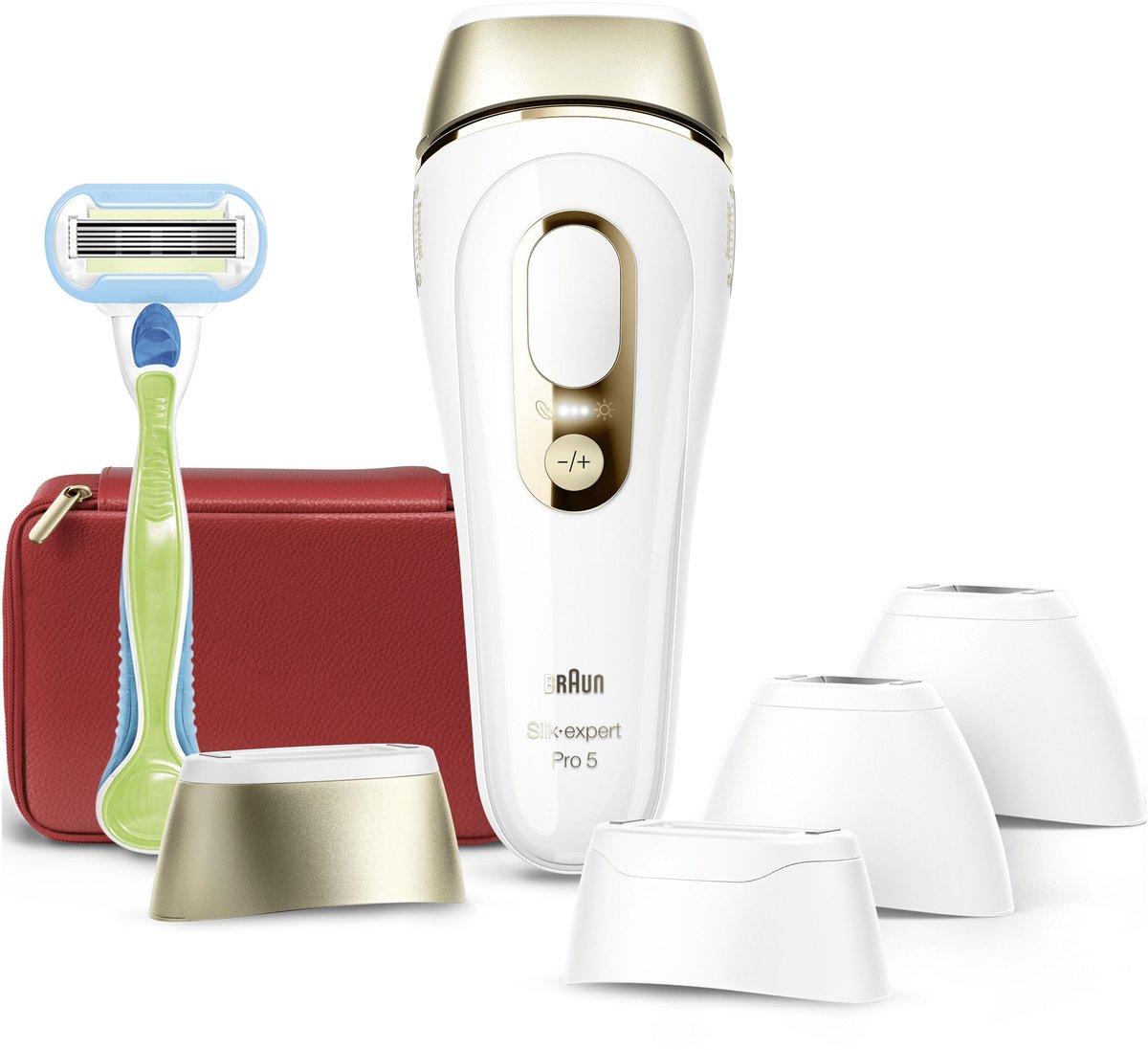 Bol.com Braun IPL Silk-expert Pro 5 PL5382 - Ontharingsapparaat - inclusief Etui, Venus Scheersysteem en 4 koppen aanbieding