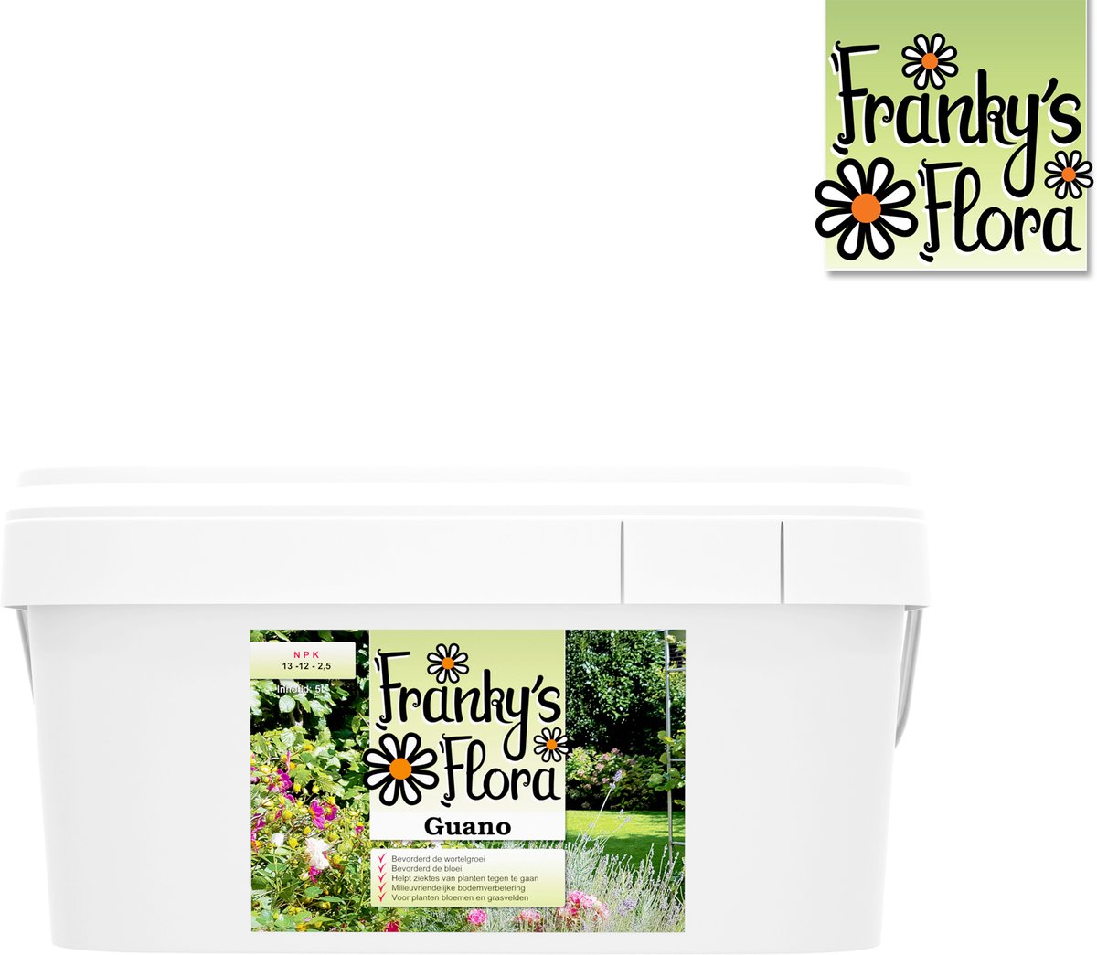 Franky's Flora - Zeevogel Guano - meststof - 2,5 liter