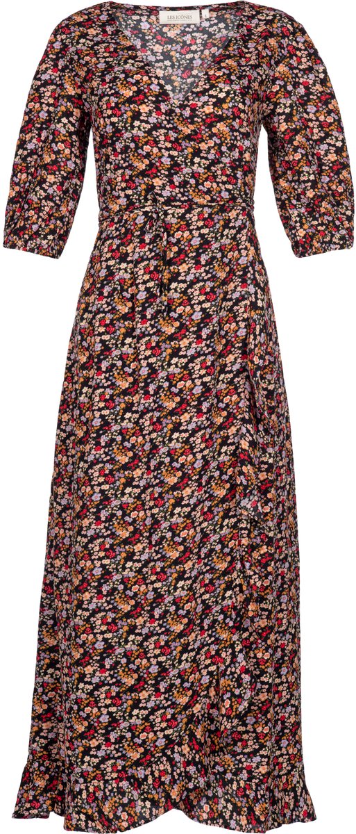 Les Icônes - Esmee Long Dress - Jurk - Zwart - XS