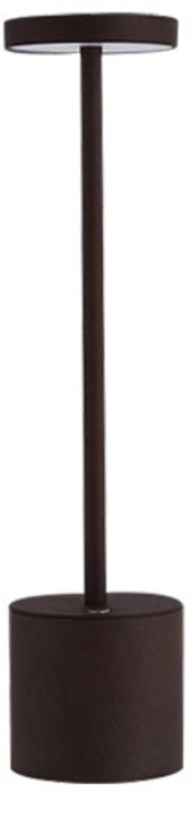OMNIEXA Tafellamp - Mat Zwart – Dimbaar & Draadloos – 3 Lichtstanden – LED Designlamp met TouchControl – Luxe Tafellamp voor Woonkamer, Slaapkamer of Horeca - 34cm