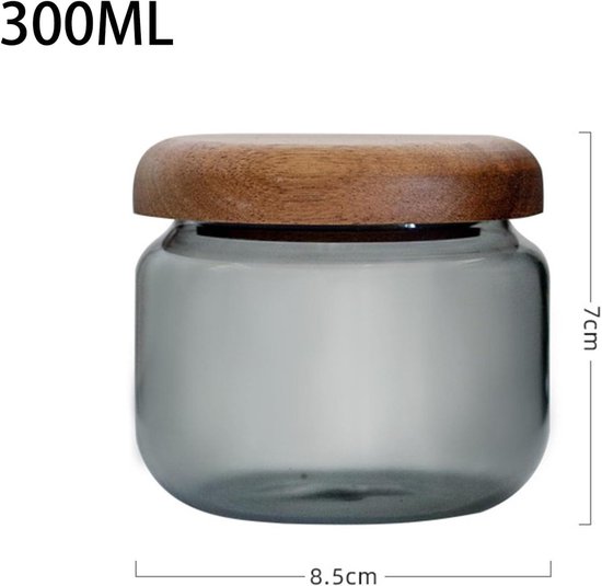 AKOLAFE 16 Pcs Plastic Jars with Lids, 500ml Food Storage Jars, Clear Plastic Jam Jars with Screw Lids, Round Craft Storage Jars, Clear Grain Storage Container for