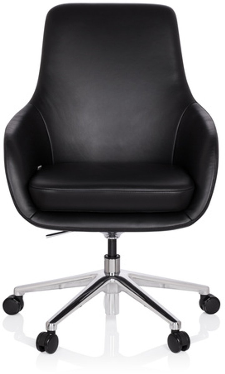 Directiestoel BARENO Leder zwart hjh OFFICE van hjh office