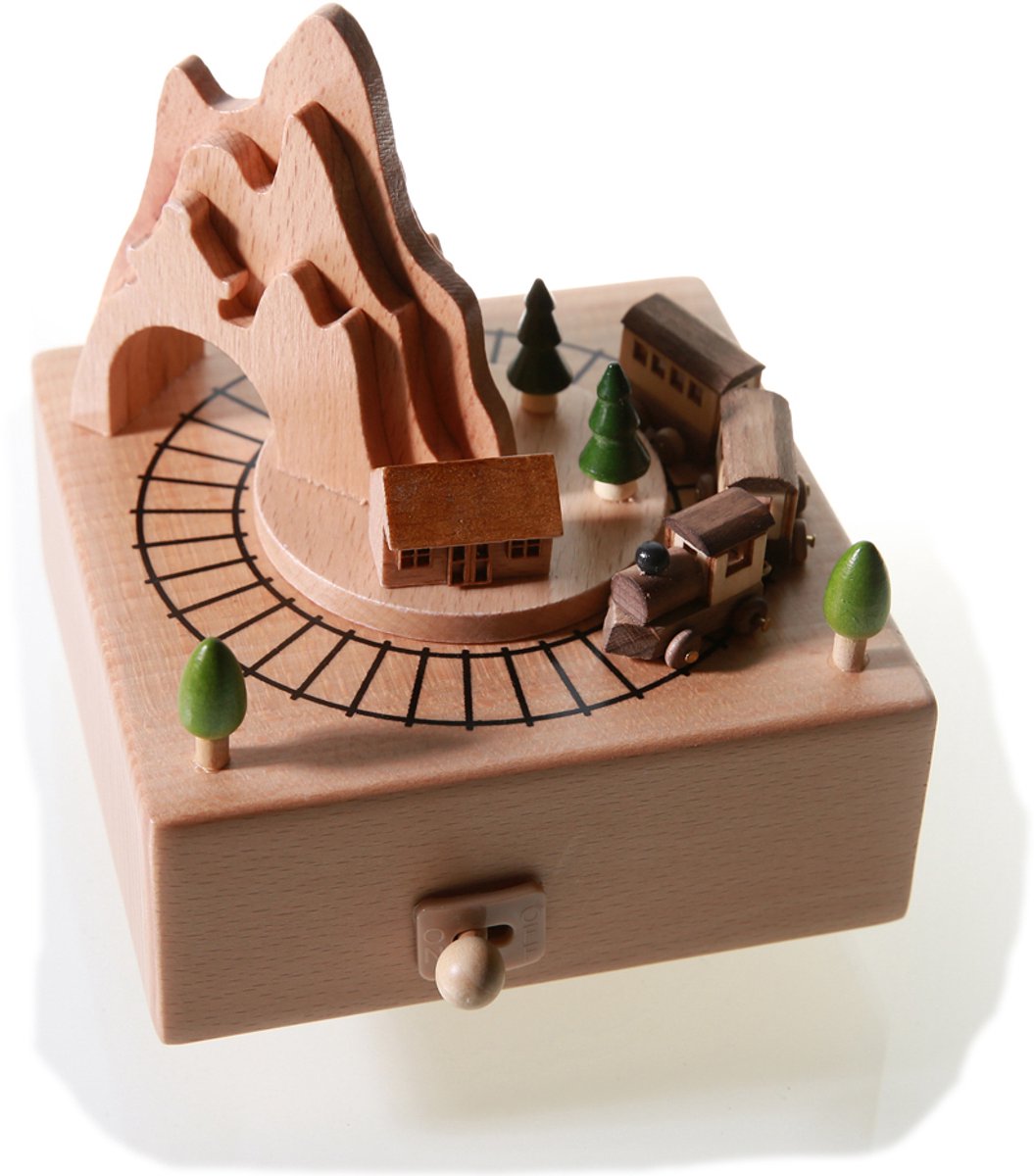 Bébli - Wooden Music Box Train - Melody: 'Spirited away'
