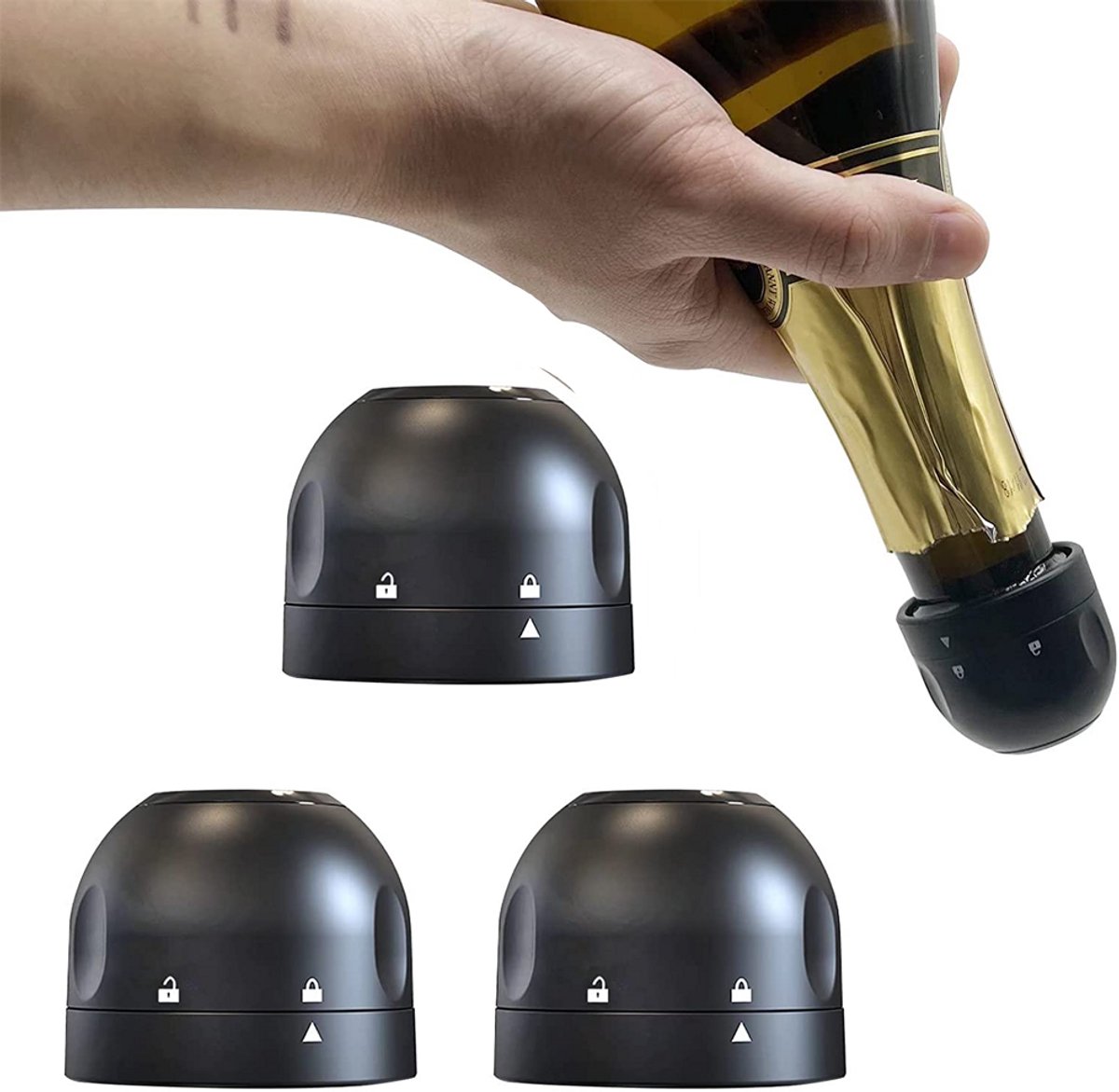 Champagne Stopper - Wijnstopper - Lekvrij Herbruikbaar - 1 stuk - Wijn, Bier & Champagne