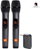 Power Dynamics PD504H - Set Micro Sans Fil UHF, 4 Microphones, 50 Canaux, Transmission Infrarouge, Livré Dans Un Flightcase En Aluminium, Parfait Pour Présentations Et Chant