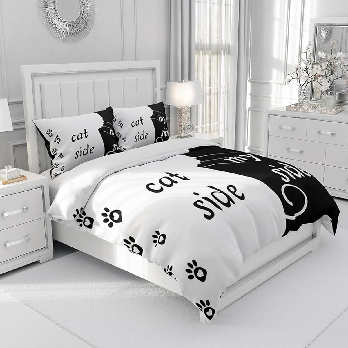Image of 3D Dekbedovertrek Set - Zacht en Ondersteunend - 1 Stuk - Polyester - Diverse Maten