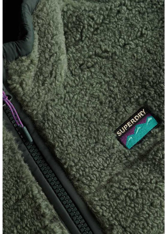 Superdry - Fleece Hybride Jas - Dames - Buitenjassen
