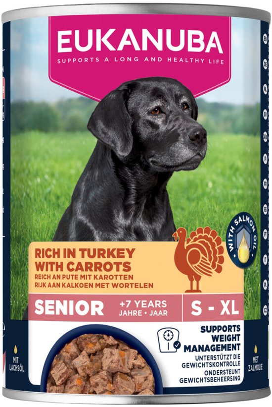Eukanuba Life Care Dog Hondenvoer Nat Senior Turkey & Carrot - 400 gr