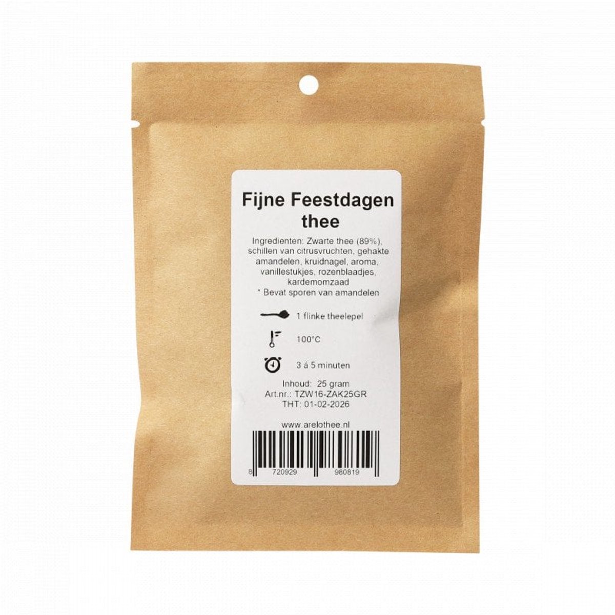 Arelo - Losse thee - pakket - cadeau - Fijne feestdagen thee