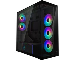ARCTIC Xtender VG Black (Mirror Glass) Midi Tower Zwart