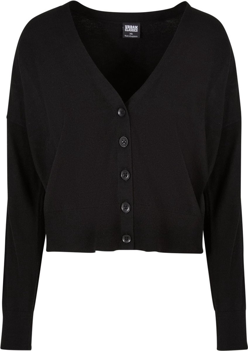 Urban Classics EcoVero Oversized Cardigan XL Zwart
