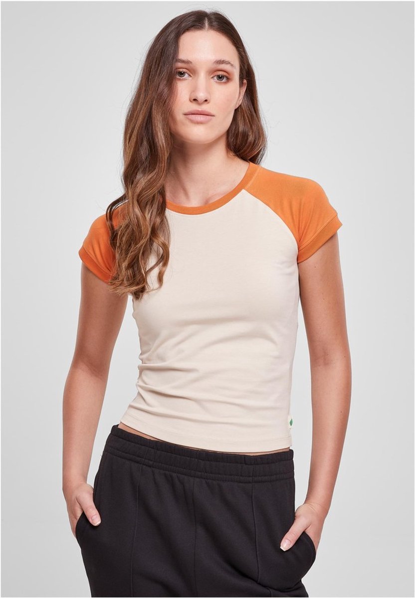 Urban Classics Organic Stretch Short Retro Baseball Top 4XL Creme
