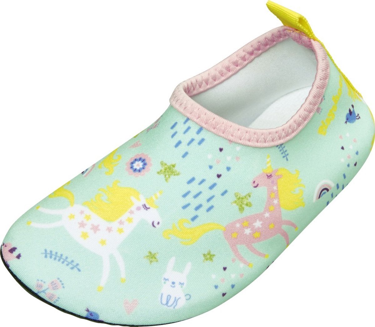 Playshoes kinderschoenen om op blote voeten te dragen, met eenhoorn