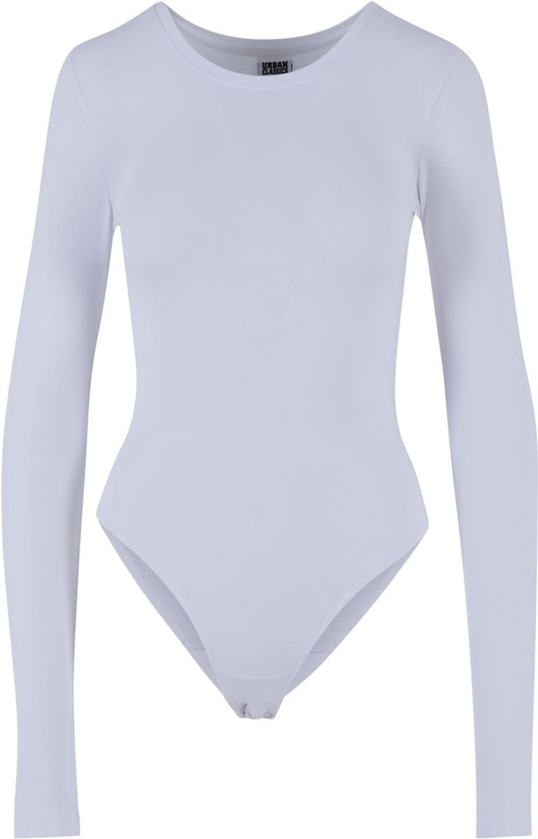 Urban Classics Stretch Jersey Longsleeve Bodysuit XL Wit