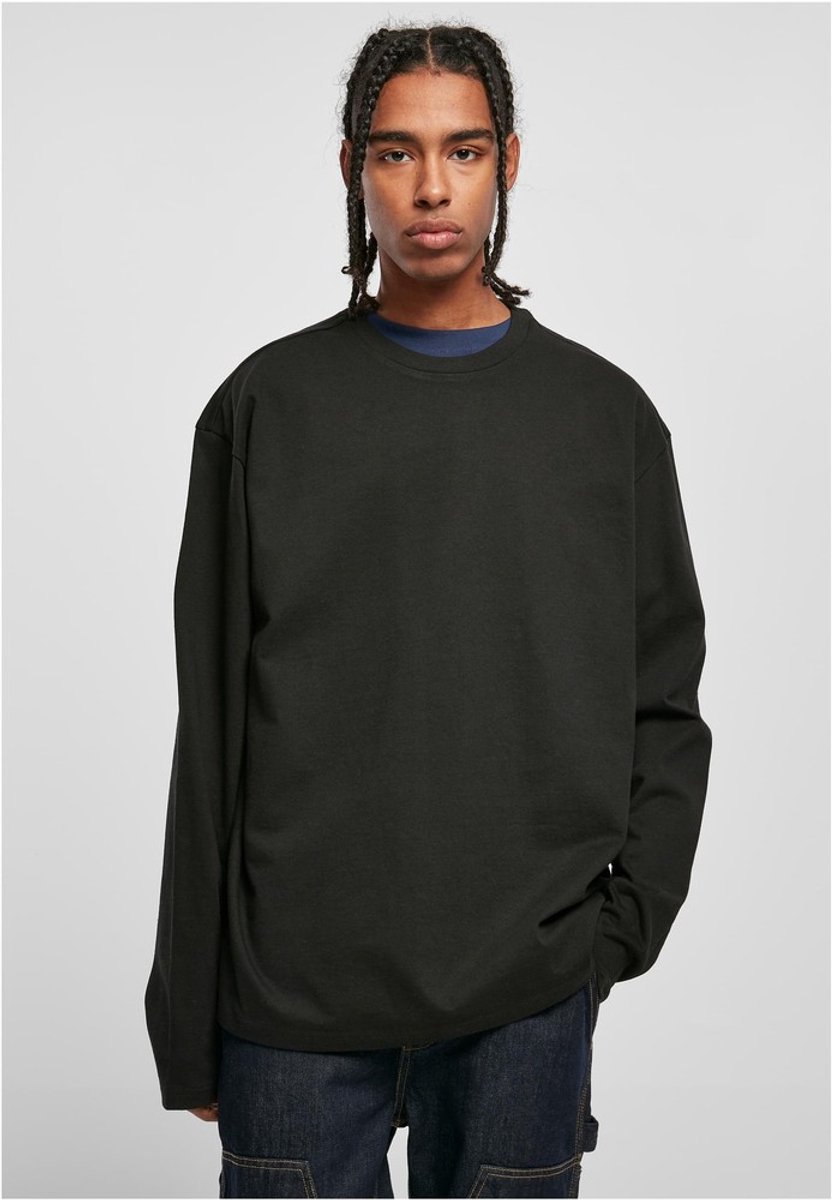 Urban Classics Ultra Heavy Oversized Longsleeve shirt S Zwart
