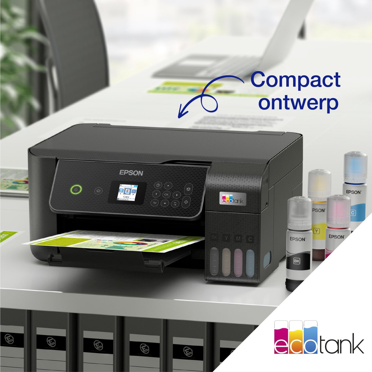 Epson EcoTank ET-2870 - All-in-One Inkttank Printer - Zwart — afbeelding 4