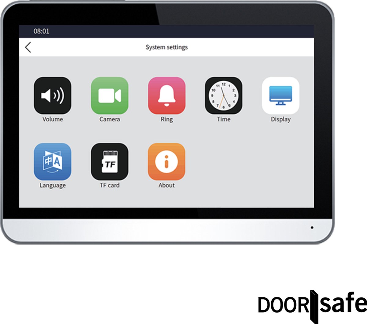 Doorsafe 4650 PRO Draadloze Camera Deurbel met 7″ - afbeelding 2