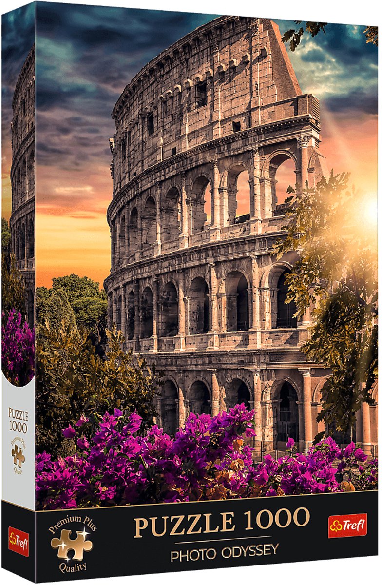 Trefl legpuzzel 1000 stukjes - Colosseum Rome Premium Plus puzzel.