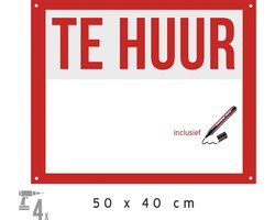 Bord/ immo aankondiging XL + boorgaten | 