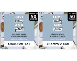 Love Beauty and Planet Shampoo Bar Coconut Water & Mimosa Flower 2 x 90 Gram