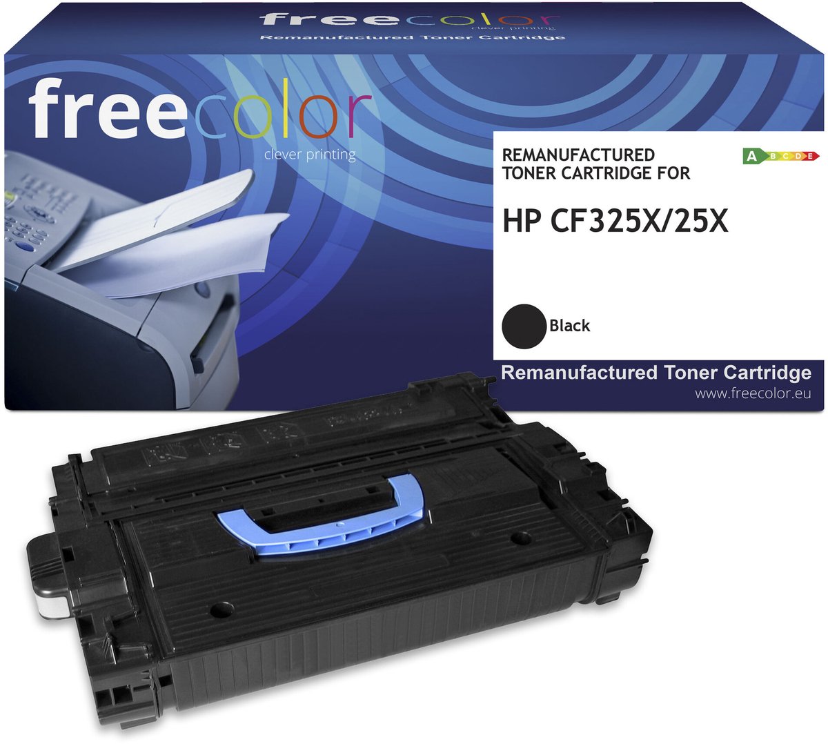 Freecolor - Vervangt HP 25X (CF325X) Toner - Zwart - 34.500 pagina's - Compatible