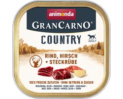 Animonda Dog - GranCarno Country Adult 22x150g - Rund, hert & koolraap