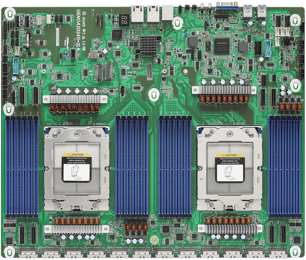 Asrock GENOA2D24G-2L+ moederbord AMD SoC Socket SP5