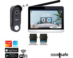 Doorsafe 4655 PRO + WIFI & APP - HD draadloze internet camera deurbel + 7