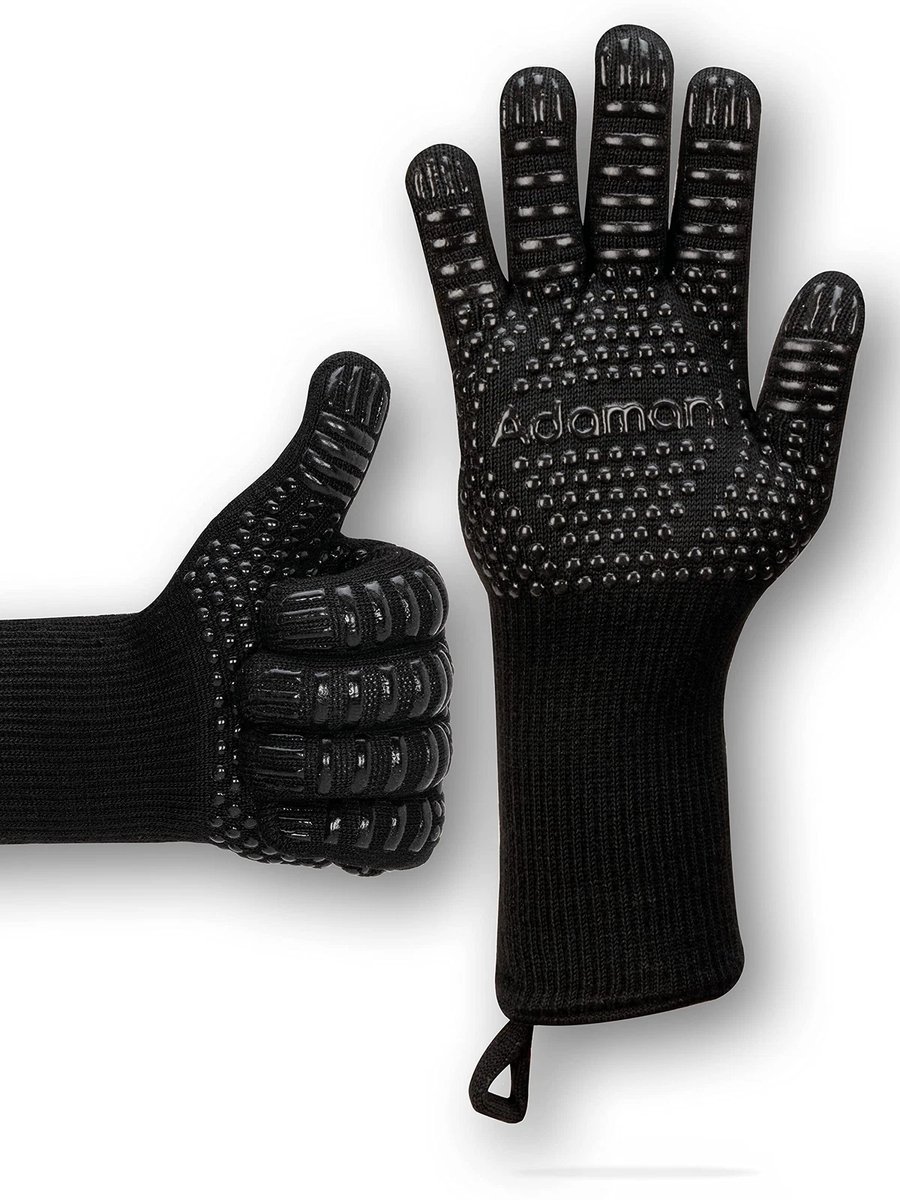 Barbecue handschoenen met innovatieve hittebescherming tot 800 °C
