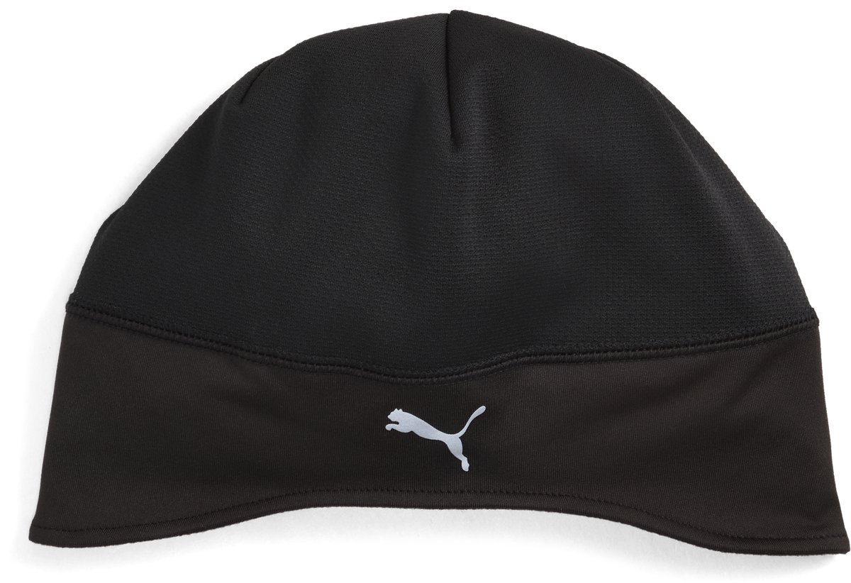 PUMA RUNNING Contoured Skull Beanie Unisex Muts Sport Puma Zwart